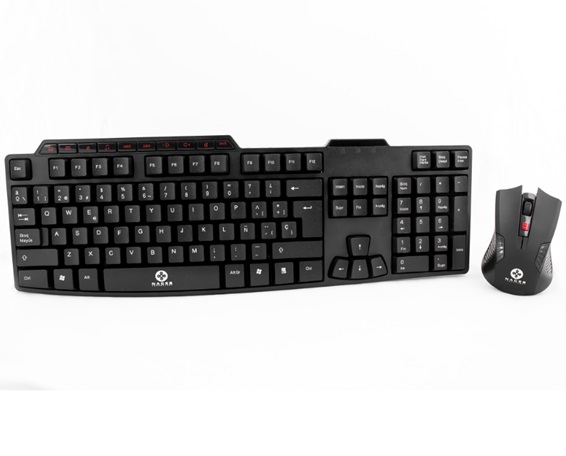 NACEB BD NA-570 KIT TECLADO MOUSE INALAMBRICO MULTIMEDIA